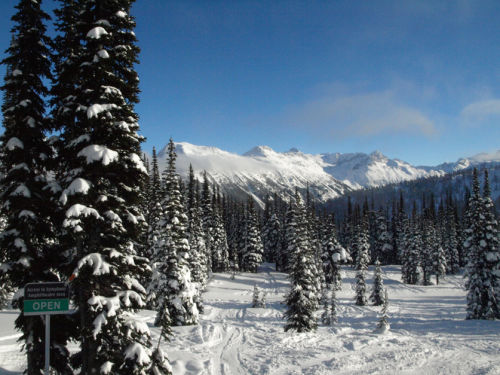 Symphony ski area Whistler Mountain